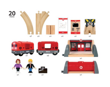 Load image into Gallery viewer, Brio Metro Railway Set 33513