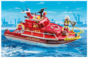 Playmobil Fire Rescue Boat 70147