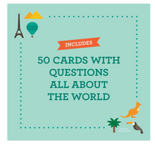 Load image into Gallery viewer, Petit Collage Trivia Card - Our World
