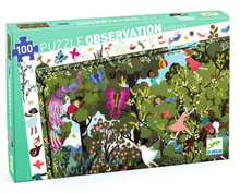 Load image into Gallery viewer, Djeco Observation Puzzle Garden Playtime - 100 Piece