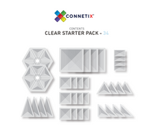 Load image into Gallery viewer, Connetix 34 Clear Piece Set