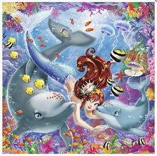 Load image into Gallery viewer, Ravensburger 3 X 49 Piece Charming Mermaids Puzzle