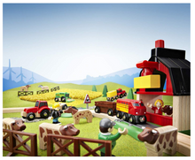 Load image into Gallery viewer, Brio Farm Railway Set 33719