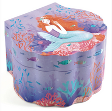 Load image into Gallery viewer, Djeco Enchanted Mermaid Musical Jewellery Box