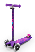Load image into Gallery viewer, Micro Maxi Deluxe Scooter - Purple LED