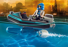 Load image into Gallery viewer, Playmobil Police Jetpack 70782
