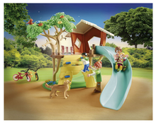 Load image into Gallery viewer, Playmobil Treehouse with Slide 71001