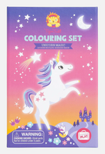 Load image into Gallery viewer, Tiger Tribe Colouring Set - Unicorn Magic