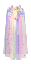 Load image into Gallery viewer, Pink Poppy Unicorn Princess Rainbow Tulle Cape