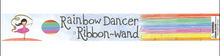 Load image into Gallery viewer, Rainbow Dancer Ribbon Wand