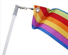 Load image into Gallery viewer, Rainbow Dancer Ribbon Wand