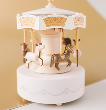 Load image into Gallery viewer, Wooderful Life Carousel Music Box