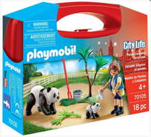 Load image into Gallery viewer, Playmobil Panda Caretaker Carry Case 70105
