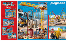 Load image into Gallery viewer, Playmobil Construction Site with Flatbed 70742
