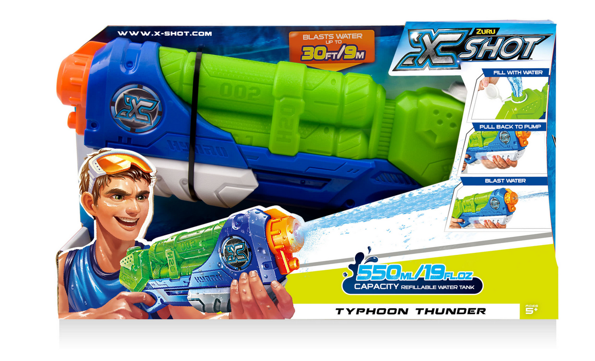 Zuru XSHOT Water Blaster Typhoon Thunder Kinderplay Playthings