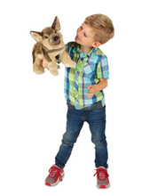 Load image into Gallery viewer, Folkmanis German Shepard Puppy Puppet
