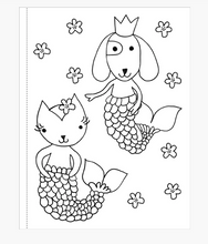 Load image into Gallery viewer, Mermaid Colouring Book