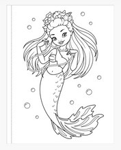 Load image into Gallery viewer, Mermaid Colouring Book
