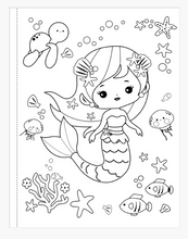 Load image into Gallery viewer, Mermaid Colouring Book