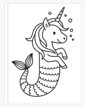 Load image into Gallery viewer, Mermaid Colouring Book