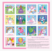Load image into Gallery viewer, First Colour By Sticker Book Unicorns & More