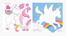 Load image into Gallery viewer, First Colour By Sticker Book Unicorns & More