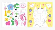 Load image into Gallery viewer, First Colour By Sticker Book Unicorns & More