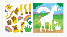 Load image into Gallery viewer, First Colour By Sticker Book Wild Animals