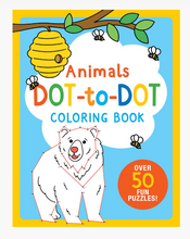 Load image into Gallery viewer, Animals Dot to Dot & Colouring Book