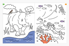 Load image into Gallery viewer, Animals Dot to Dot & Colouring Book