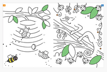 Load image into Gallery viewer, Animals Dot to Dot & Colouring Book