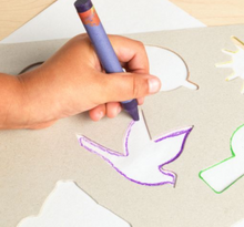 Load image into Gallery viewer, Construction Paper Pack with Stencils