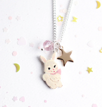 Load image into Gallery viewer, Lauren Hinkley Floral Dreams Bunny Necklace