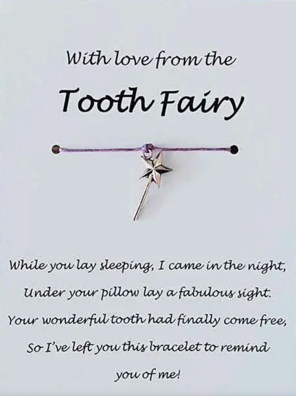 A wish from the Tooth Fairy Bracelet