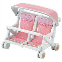 Load image into Gallery viewer, Sylvanian Families Double Pushchair