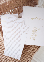 Load image into Gallery viewer, Forget Me Not Journal - To My Daughter - Ivory Limited Edition
