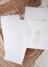 Load image into Gallery viewer, Forget Me Not Journal - To My Daughter - Ivory Limited Edition