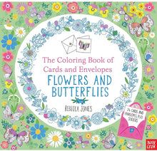Load image into Gallery viewer, The Colouring Book of Cards & Envelopes - Flowers and Butterflies