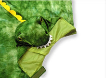 Load image into Gallery viewer, Great Pretenders Green T-Rex Hooded Cape