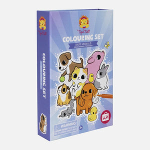 Tiger Tribe Baby Animals Colouring Set