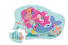 Load image into Gallery viewer, Crocodile Creek Mini Puzzle 12 pc - Mermaid Dreams
