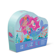 Load image into Gallery viewer, Crocodile Creek Mini Puzzle 12 pc - Mermaid Dreams