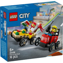 Load image into Gallery viewer, Lego City Pizza vs Fire Truck Race Car Pack 60458
