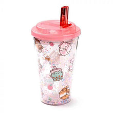 Load image into Gallery viewer, Pusheen Sips : Double Walled Cup &amp; Straw
