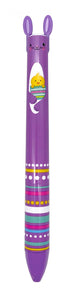Twice as Nice 2 Colour Click Pen Rainbow