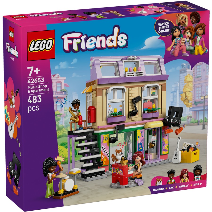 Lego Friends Music Store & Apartment 42653