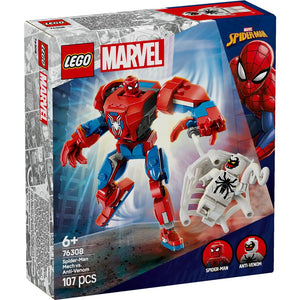 Lego Marvel Spider-Man Mech vs Anti-Venom 76308