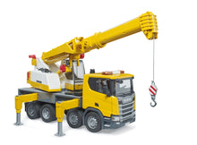 Load image into Gallery viewer, Bruder Scania R-Series Liebherr Crane Truck w/Light &amp; Sound
