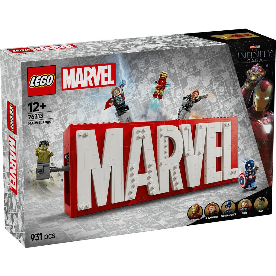 Lego Marvel MARVEL Logo & Minifigures 76313