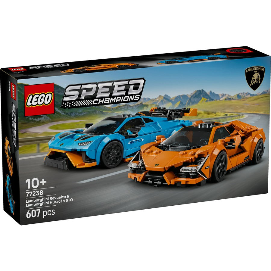 LEGO Speed Champions Lamborghini Revuelto & Lamborghini Huracán STO 77238